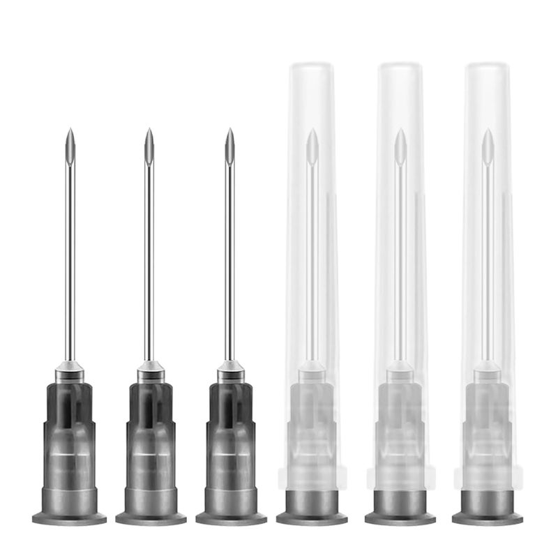GODCREAT 22 Gauge Luer Lock 5/8 Inch Needle,100Pcs Individually Packaged for Lab Tool Accessories Supplies - Image 1